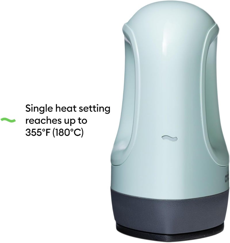Cricut EasyPress Mini™ LT - أخضر نعناعي - مكبس حراري صغير لضغط الأحذية، ملابس الأطفال، القمصان، والمزيد - سهل الاستخدام بإعداد واحد - طرف دقيق - مكواة صغيرة مدمجة ومحمولة - Image 3